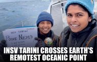 INSV Tarini Crosses Earth's Most Remote Oceanic Point, Collects Crucial Ocean Data At Point Nemo