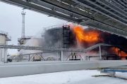 Ukrainian Drones Set Aflame Major Oil, Gas Facilities In Russia