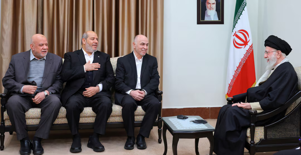 Iran Leader Khamenei Meets Top Hamas Leaders In Tehran