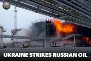 Ukrainian Drones Set Aflame Major Oil, Gas Facilities In Russia