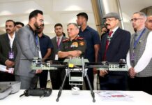 CDS Pushes For Unified National Strategy To Counter Drone Threats CDS Gen Anil Chauhan at drone exhibition