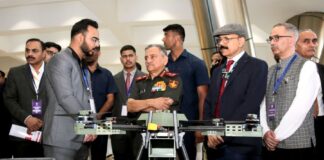 CDS Pushes For Unified National Strategy To Counter Drone Threats CDS Gen Anil Chauhan at drone exhibition