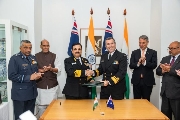 Signing of Australia–India pacts