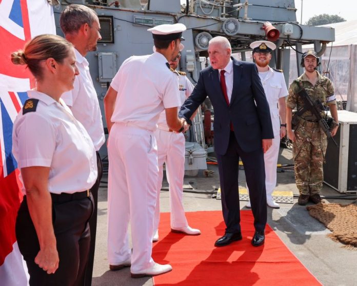 UK Defence Minister Lord Vernon Coaker