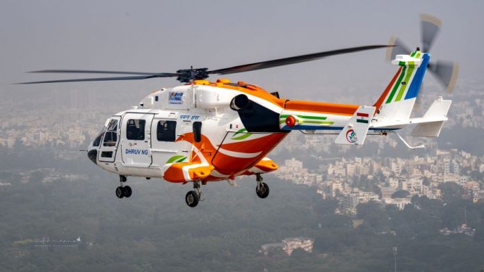 Inaugural Flight of Dhruv NG