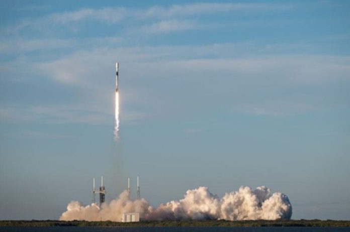 Falcon 9 rocket launch