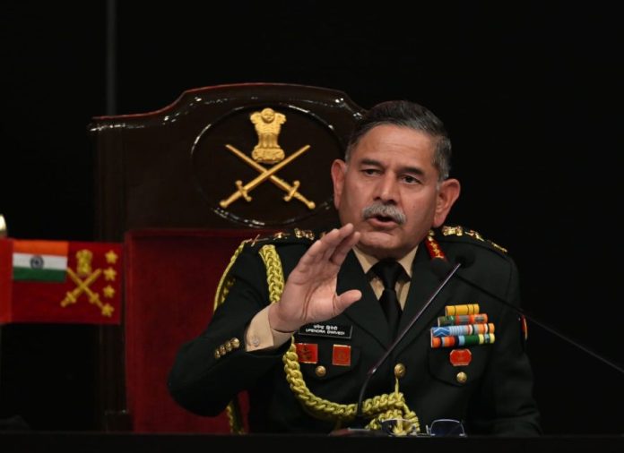 Army Chief Gen Upendra Dwivedi