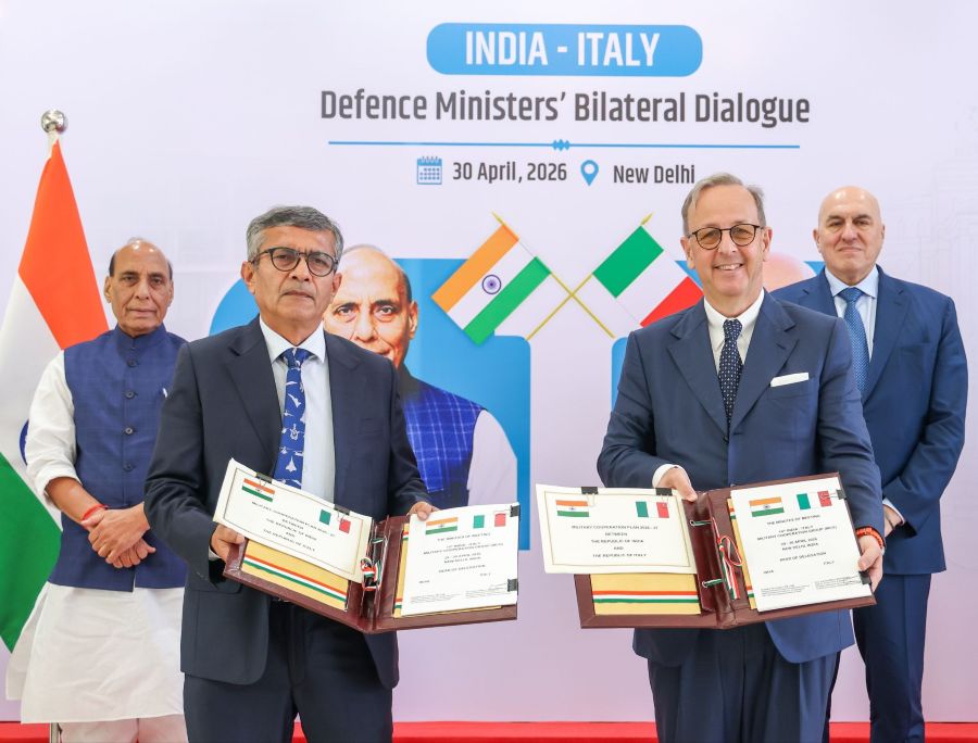 India, Italy Exchange Bilateral Military Cooperation Plan for 2026–27