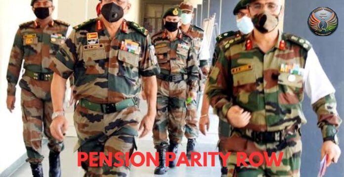 Pension parity row